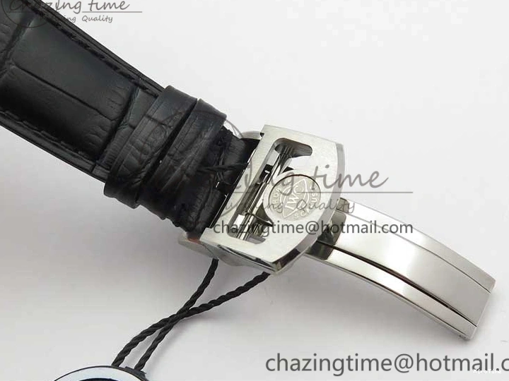 MIROTIME 0211 Portuguese Real PR Real Annual Calendar IW503502 ZF 1:1 Best Edition Black Dial Steel Markers on Black Leather Strap A StreetReady 7134